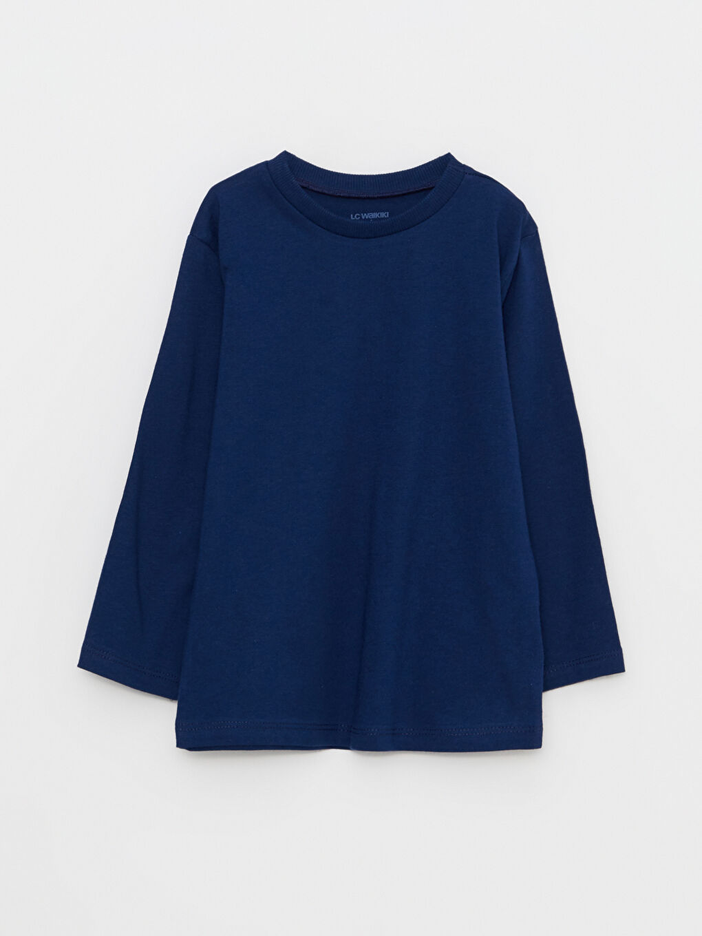 Футболка с круглым вырезом и длинным рукавом из хлопка для малыша мальчика, 2 штуки-2