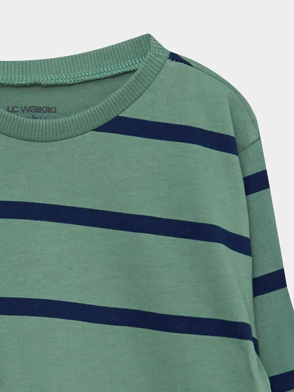 Футболка с круглым вырезом и длинным рукавом из хлопка для малыша мальчика, 2 штуки-3