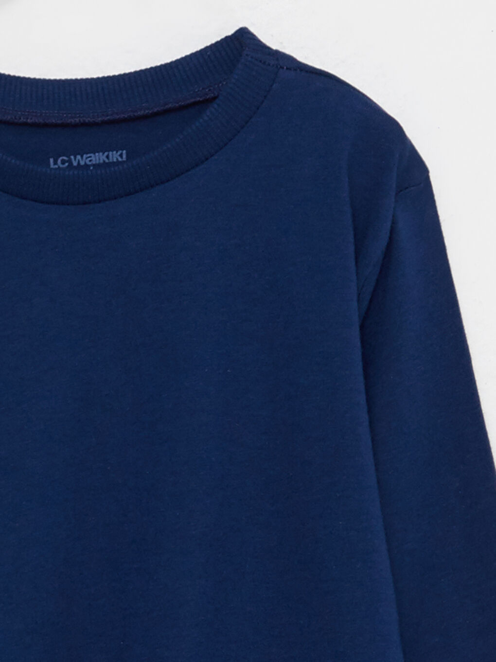 Футболка с круглым вырезом и длинным рукавом из хлопка для малыша мальчика, 2 штуки-4