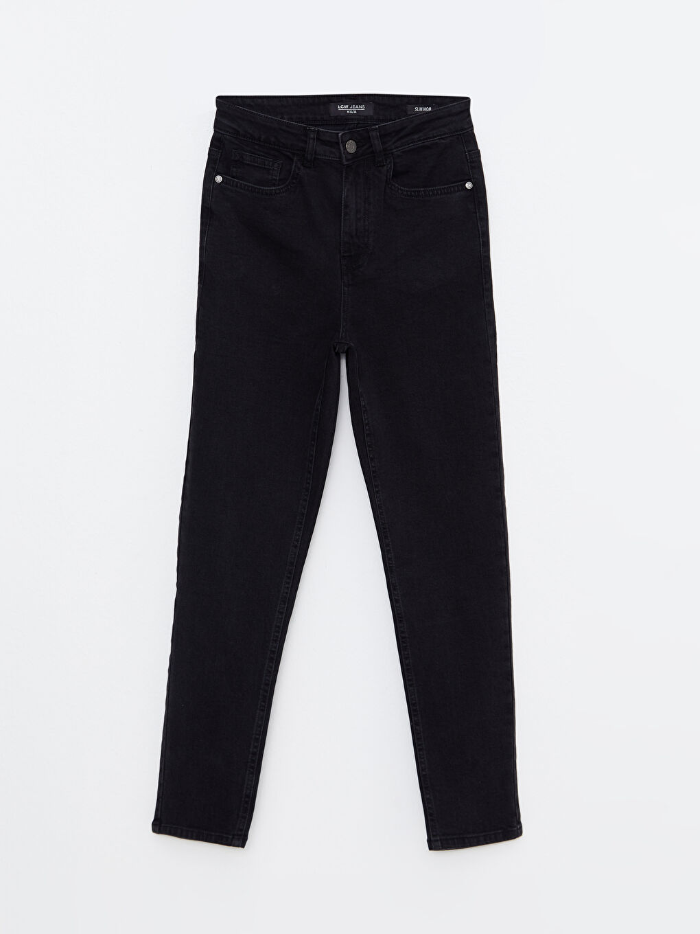 LCW Jeans High Waist Slim Fit Rodeo Jean Trousers For Women With Pocket Detail -W28365Z8-327
