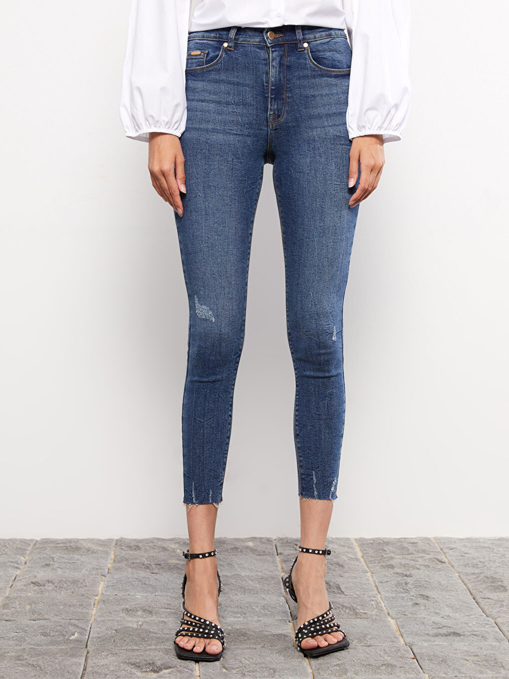 Blugi Jupiter Super Skinny Fit pentru Femei-2