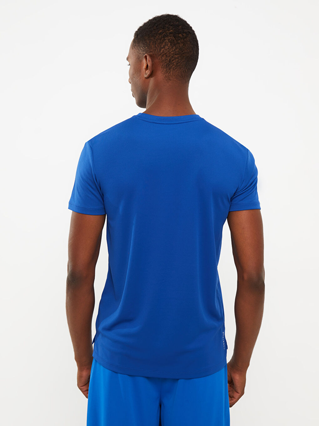 Mavi Bisiklet Yaka Kısa Kollu Erkek Spor Tişört-4