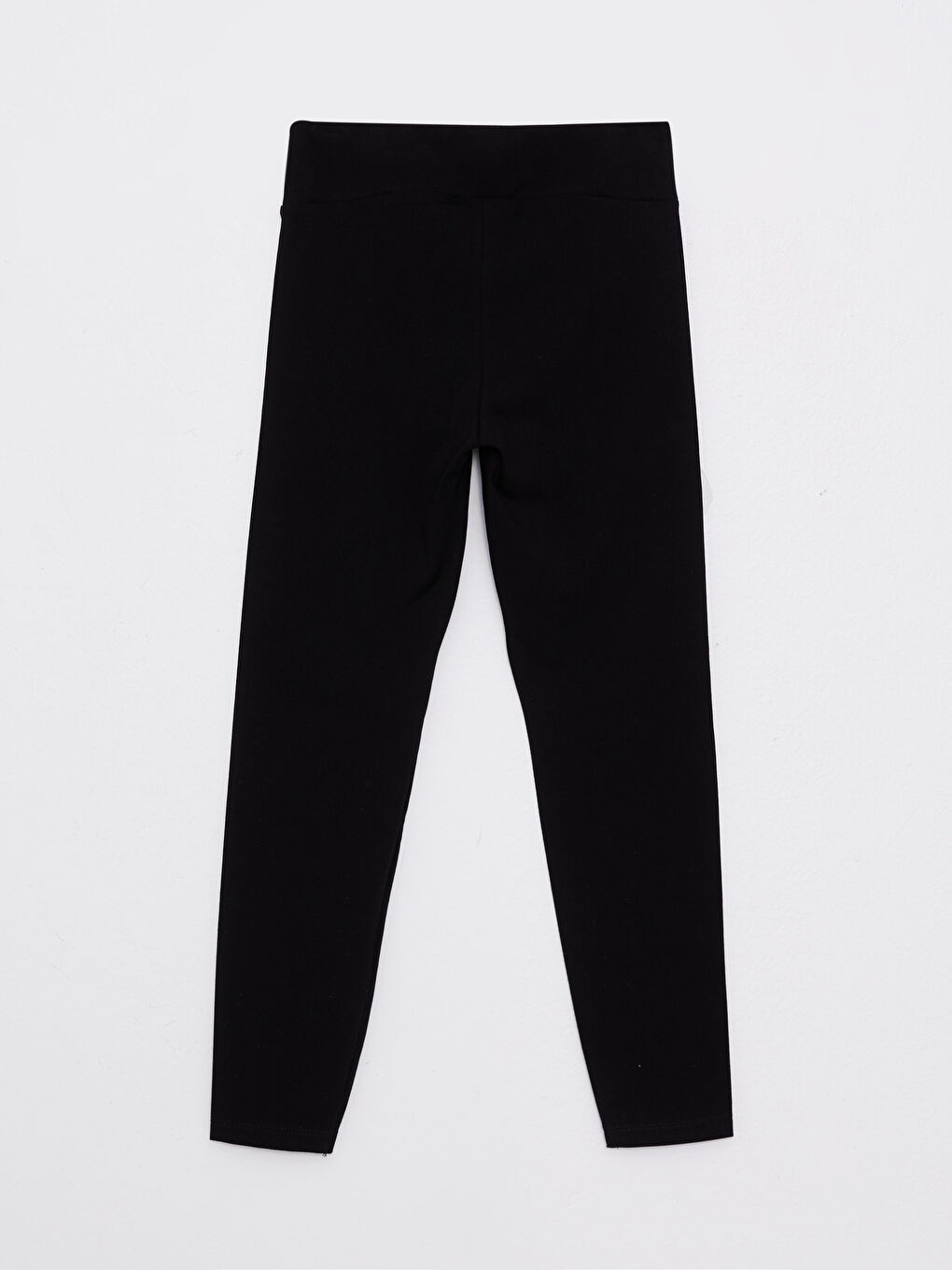 Women's Elasticated Waist Plain Leggings-5
