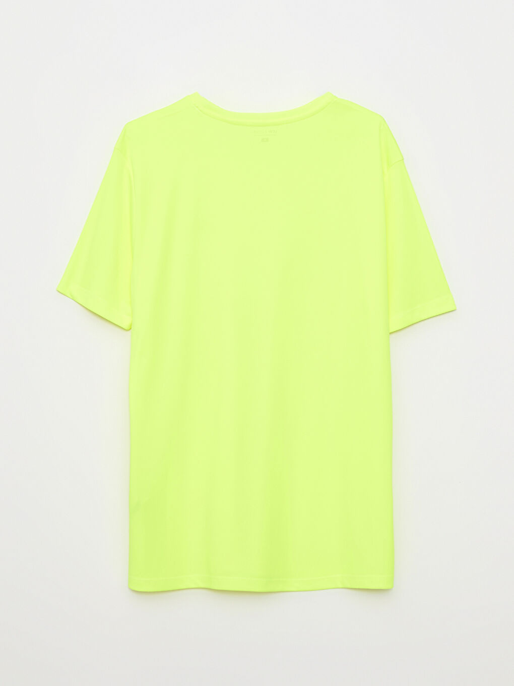 Sarı Bisiklet Yaka Kısa Kollu Baskılı Erkek Tişört-9