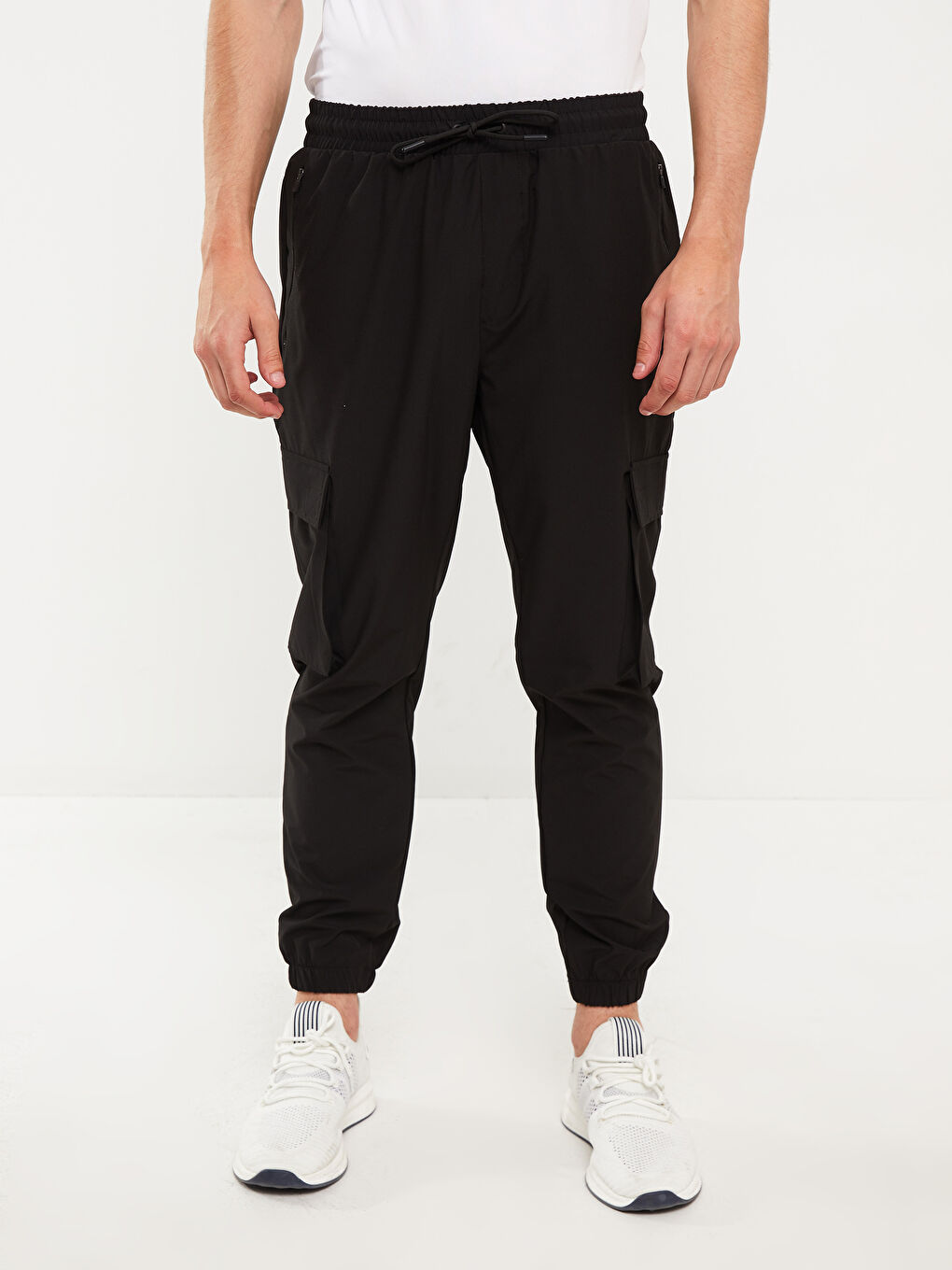 Siyah Slim Fit Erkek Jogger Eşofman Altı-2