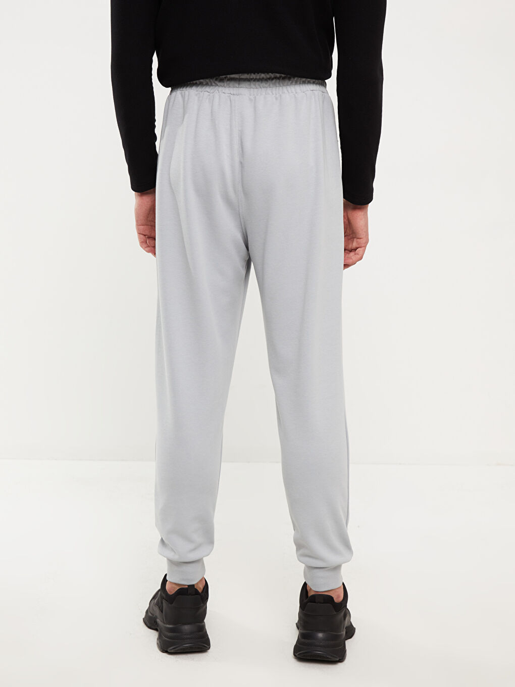 Gri Standart Kalıp Erkek Jogger Eşofman Altı-3