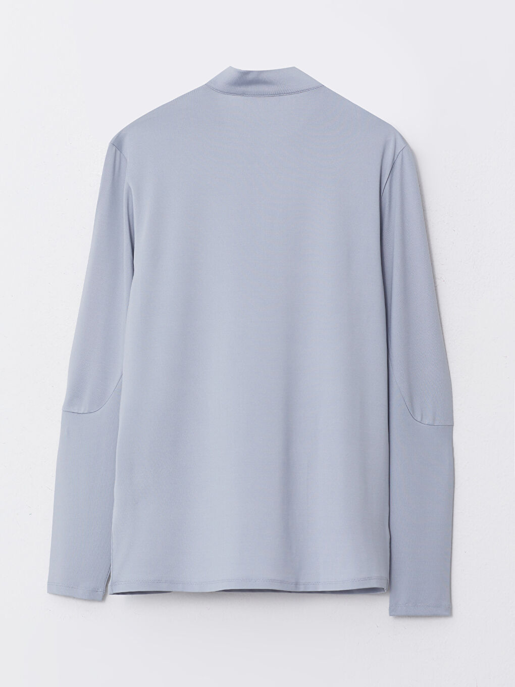 سويت شيرت رياضي كم طويل بياقة قمع للرجال-6