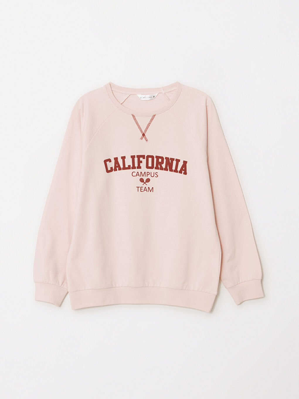 طقم بيجاما قطن كم طويل مطبوع برقبة دائرية للسيدات-6