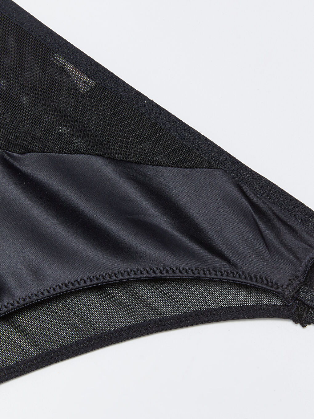 Siyah Düz Fantezi Brazilian Külot-2