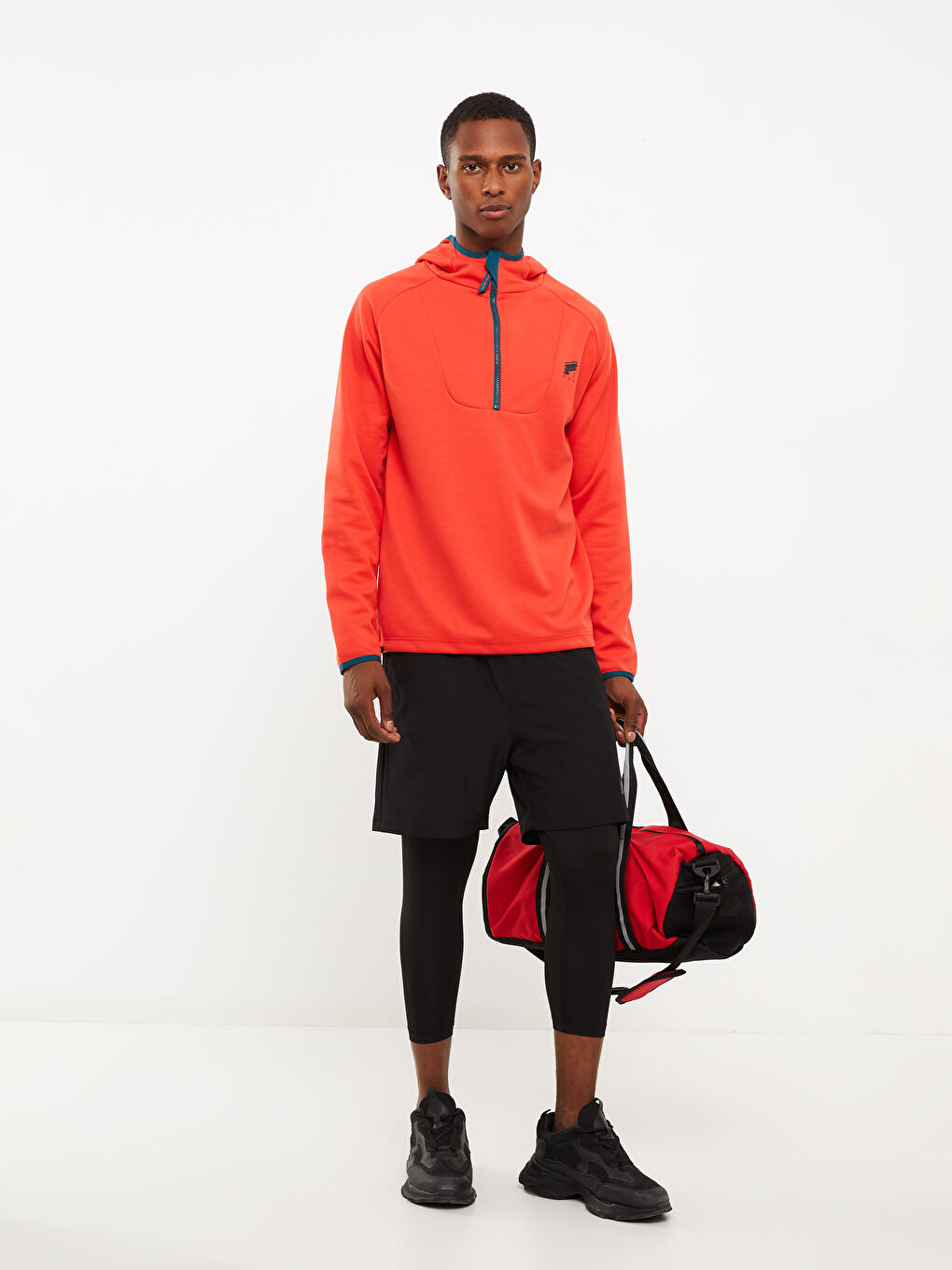 Hooded Long Sleeve Men's Sports Hoodie-3