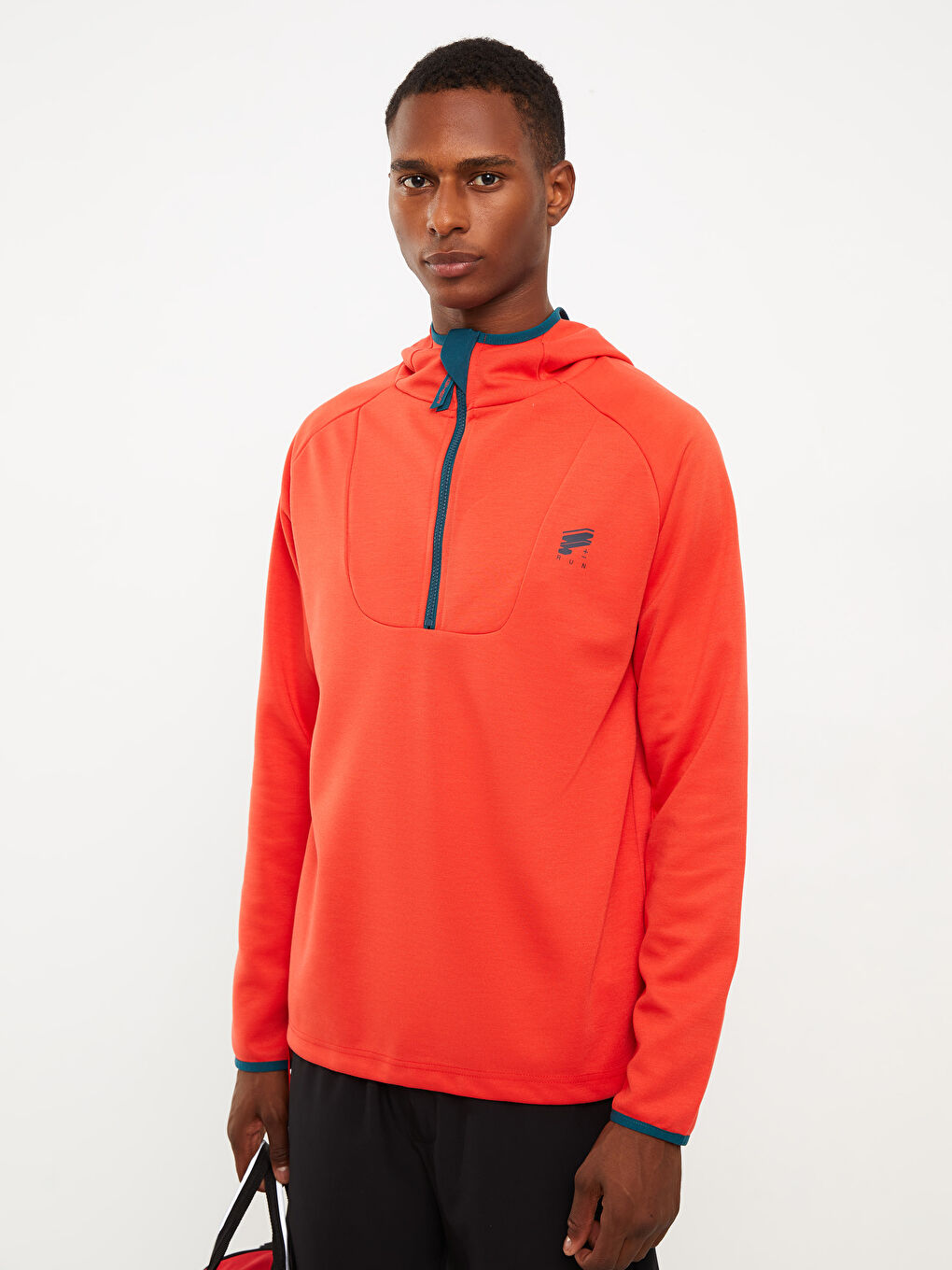 Hooded Long Sleeve Men's Sports Hoodie-4