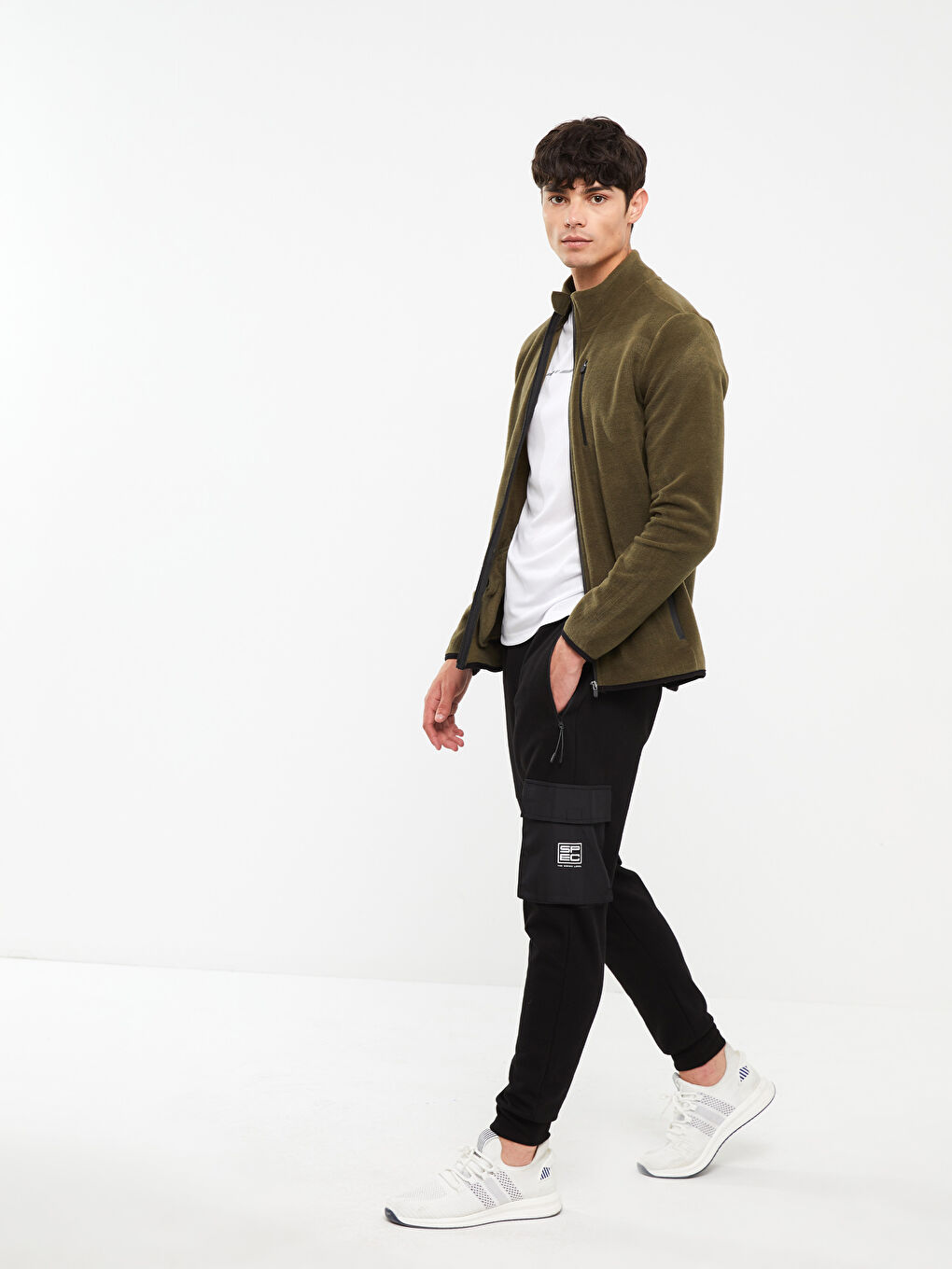 Siyah Standart Kalıp Erkek Jogger Eşofman Altı