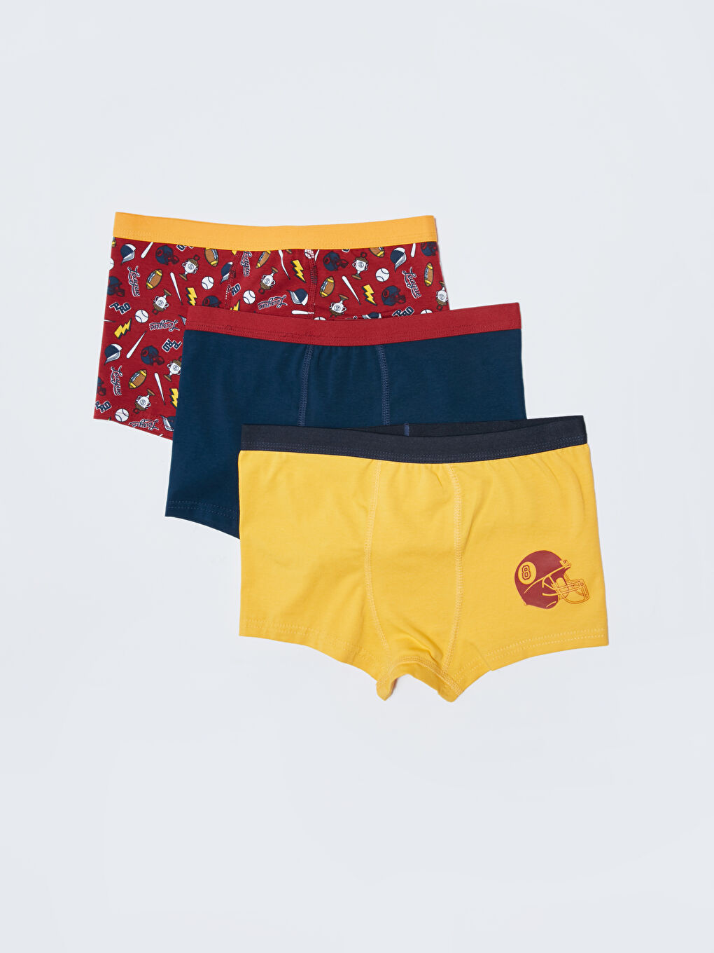 Printed Cotton Boy Boxer 3-Pack