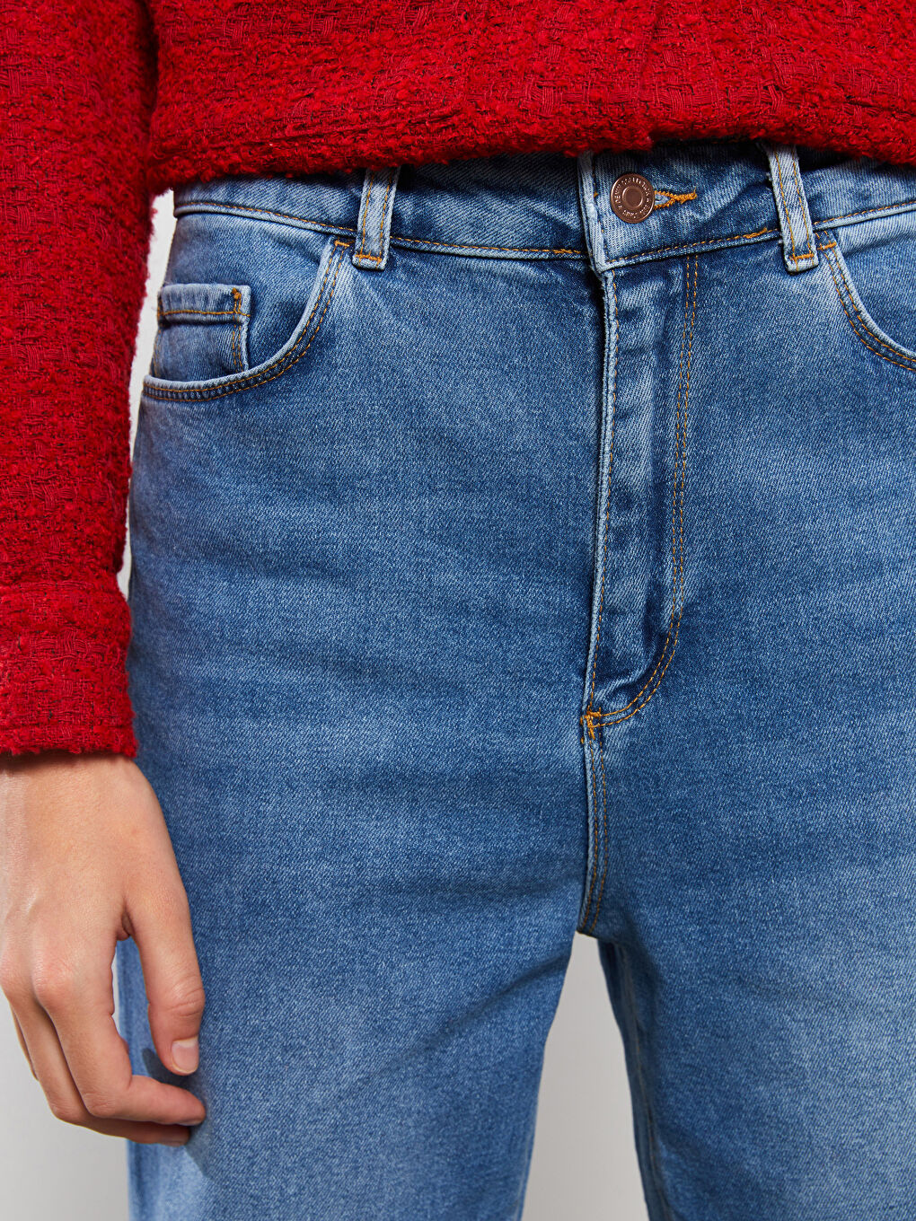 Blugi Drepți pentru Femei-1