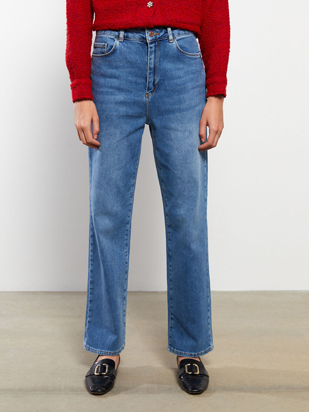 Blugi Drepți pentru Femei-3