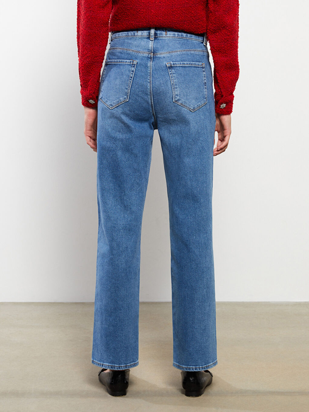 Blugi Drepți pentru Femei-4