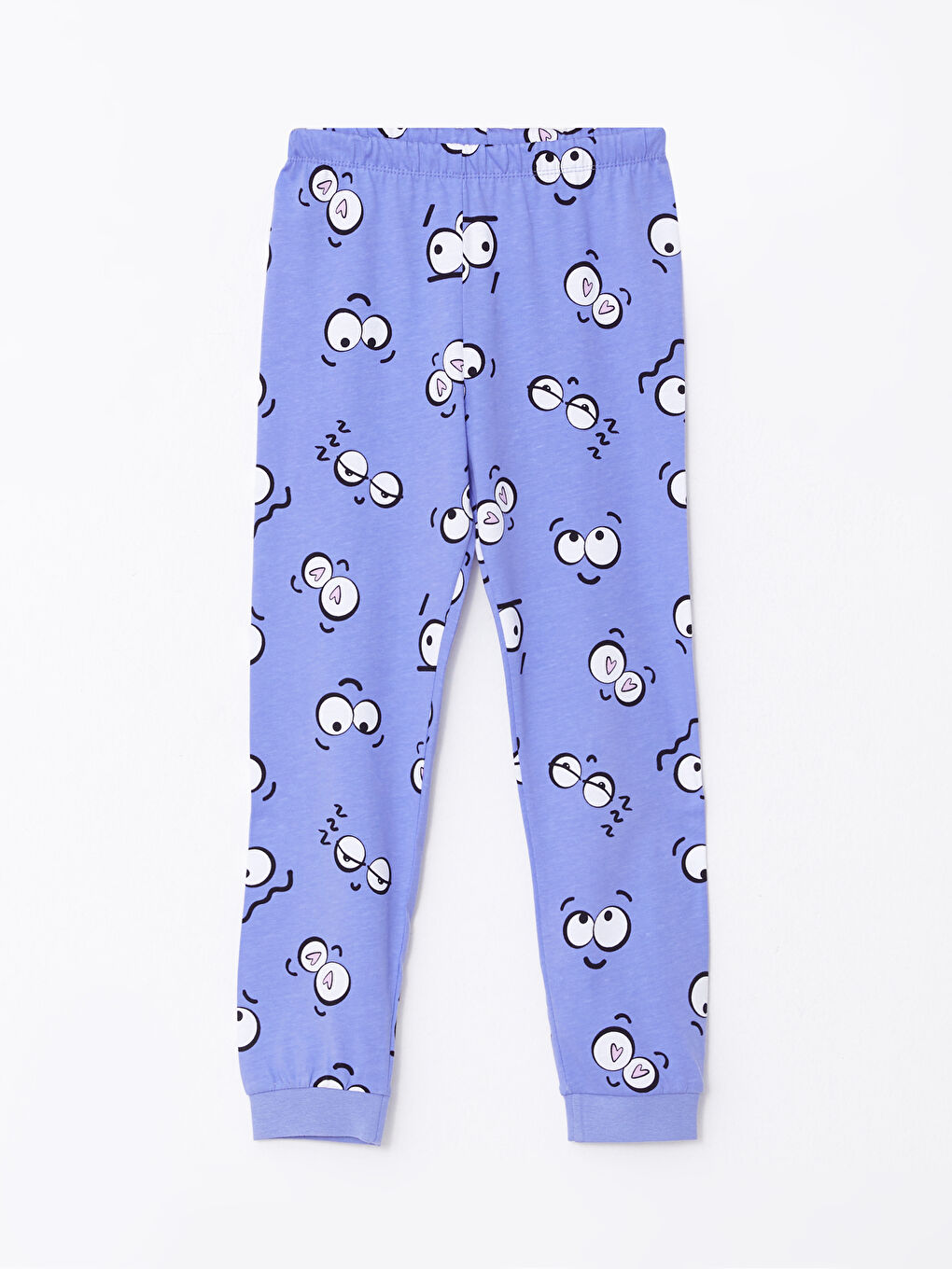 EーGirls グッズ LCW Kids Crew Neck Printed Long Sleeve Girls' Pyjama Set