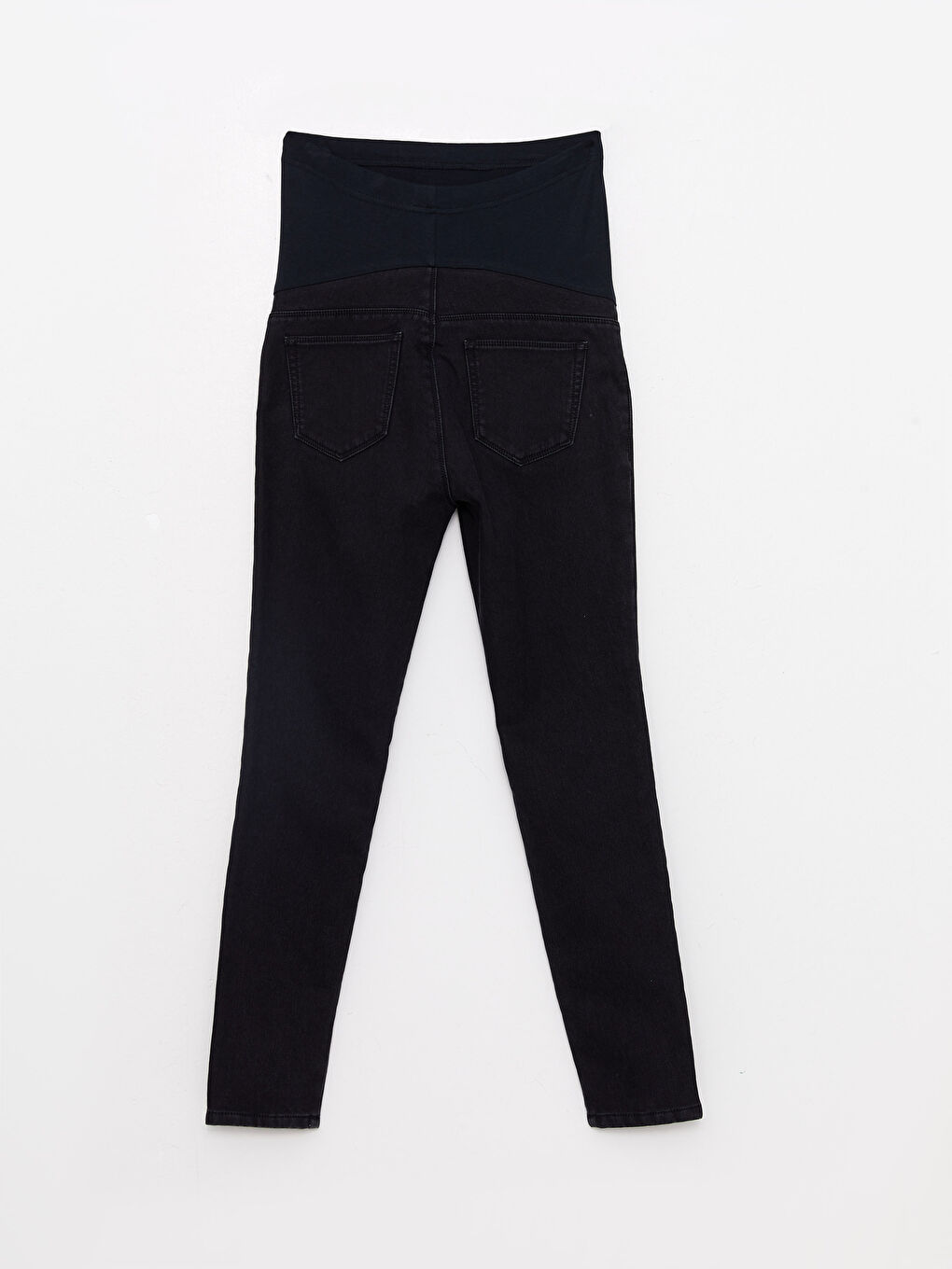 LCWAIKIKI Maternity Slim Fit Regular Pocket Detailed Maternity Rodeo Denim Trousers with Over-bump Waistband -W28614Z8-326