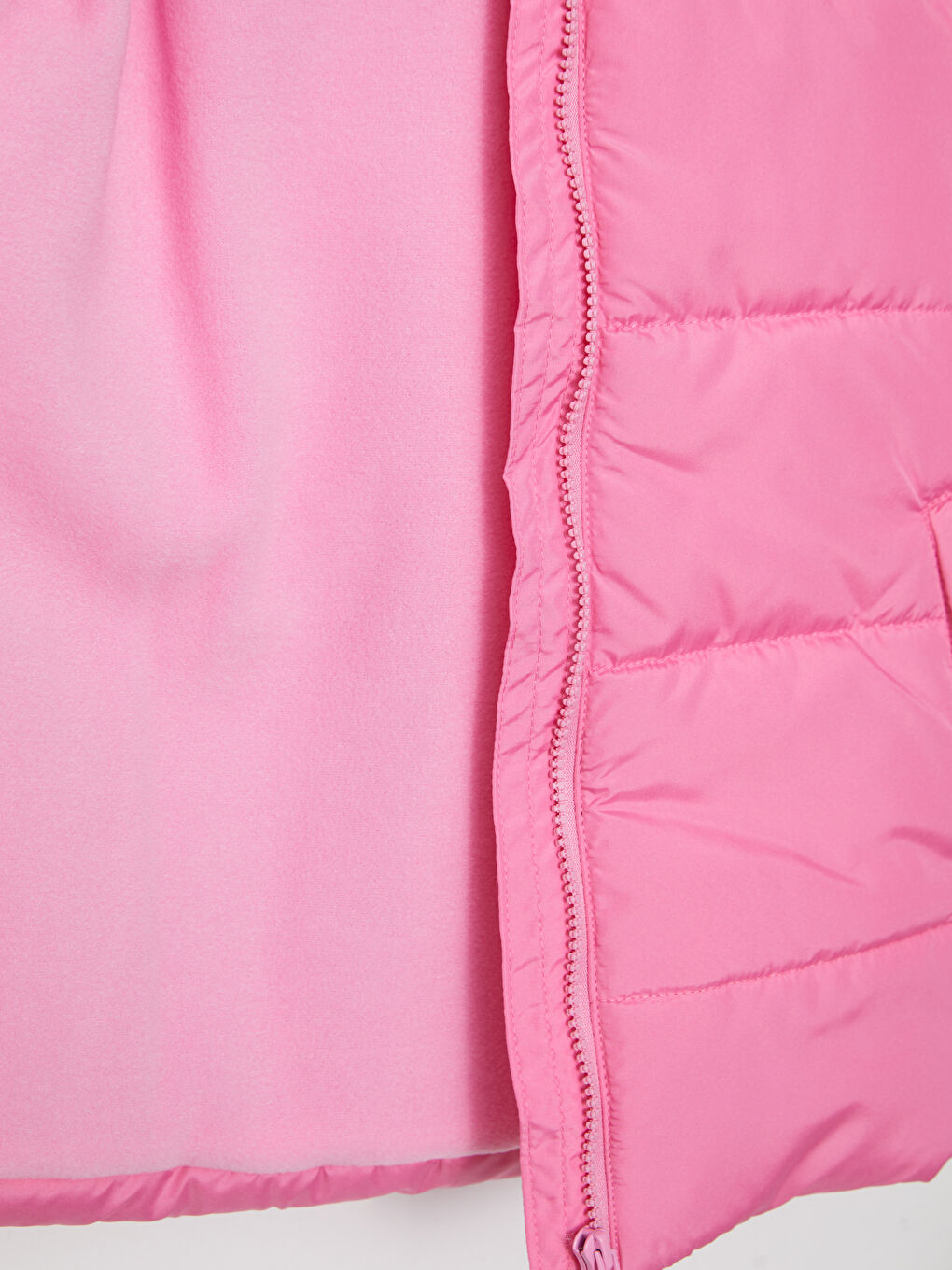 Hooded Basic Girl Coat-2