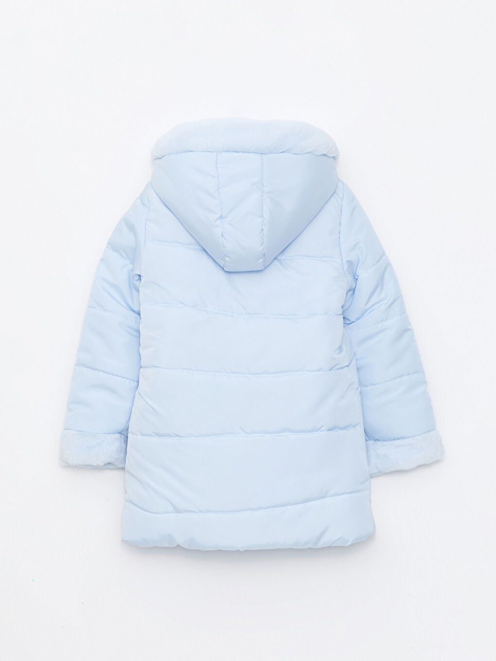 LCW Kids Βασικό Παλτό Κοριτσιού Με Κουκούλα -W28636Z4-SBE