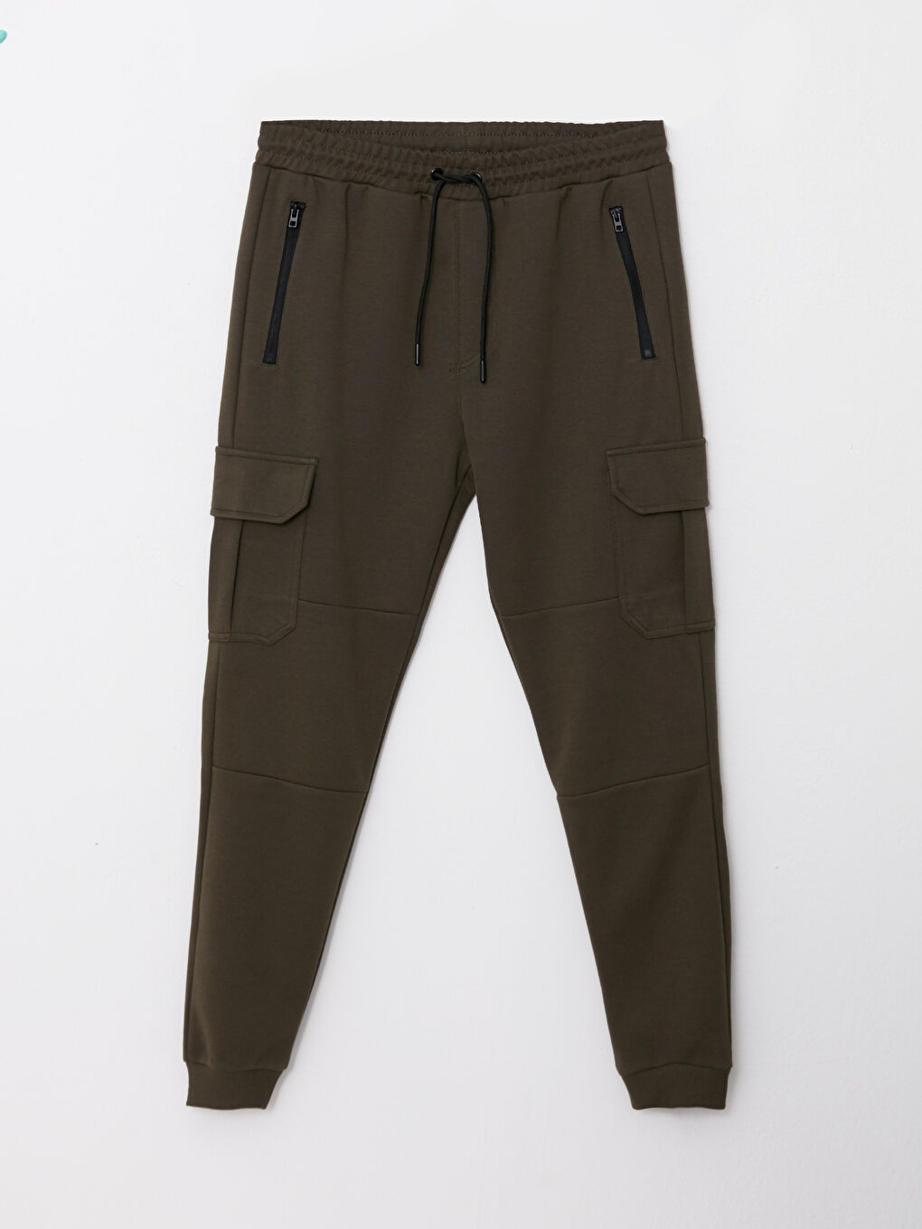 Haki Slim Fit Erkek Jogger Eşofman Altı-5