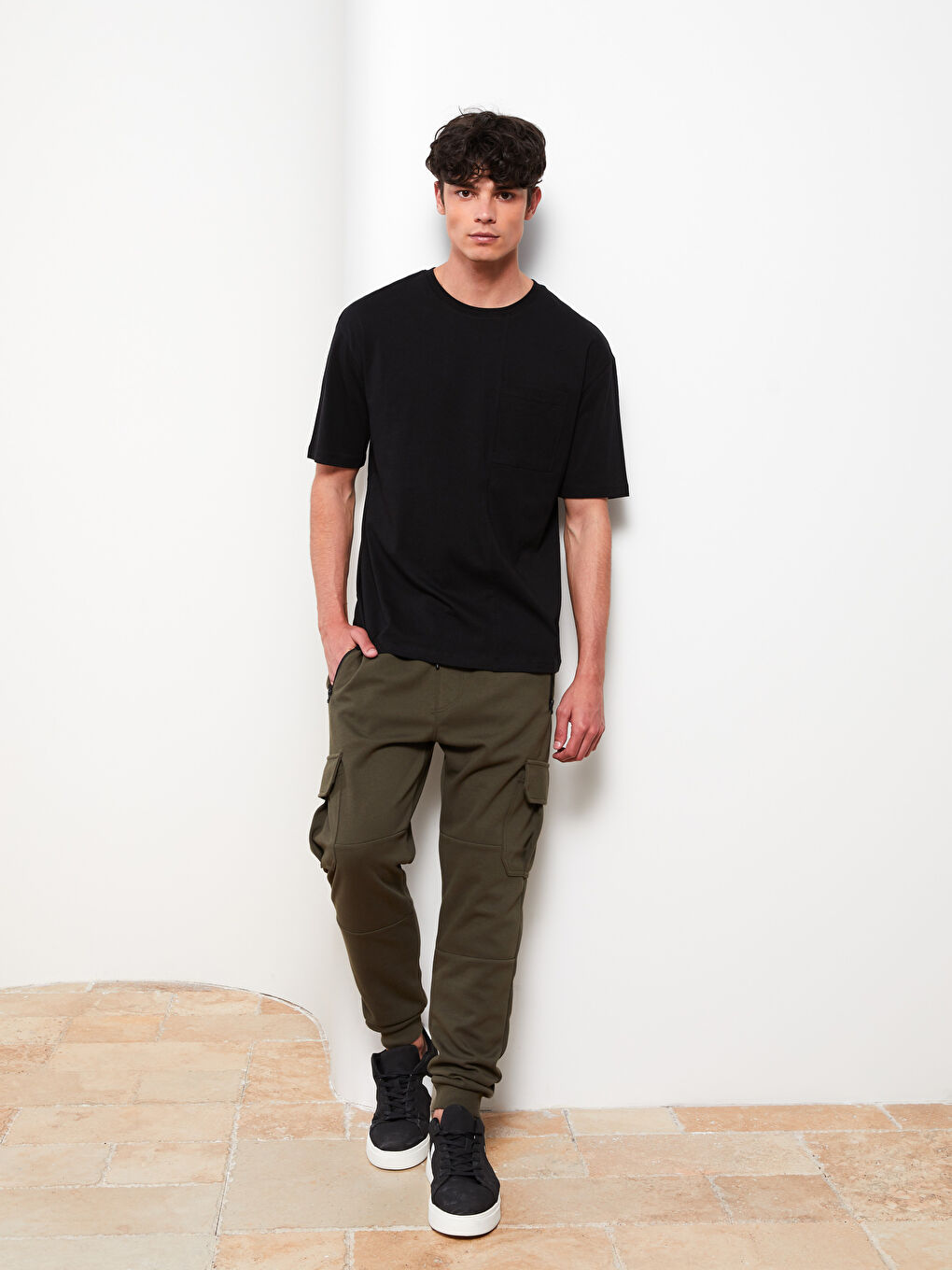 Haki Slim Fit Erkek Jogger Eşofman Altı