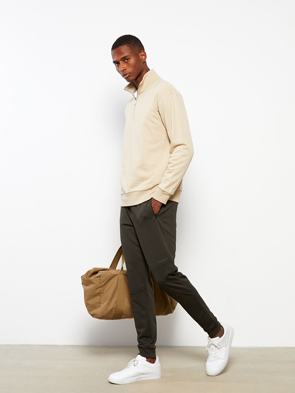 Спортивные Джоггеры Slim Fit С Принтом Для Мужчин