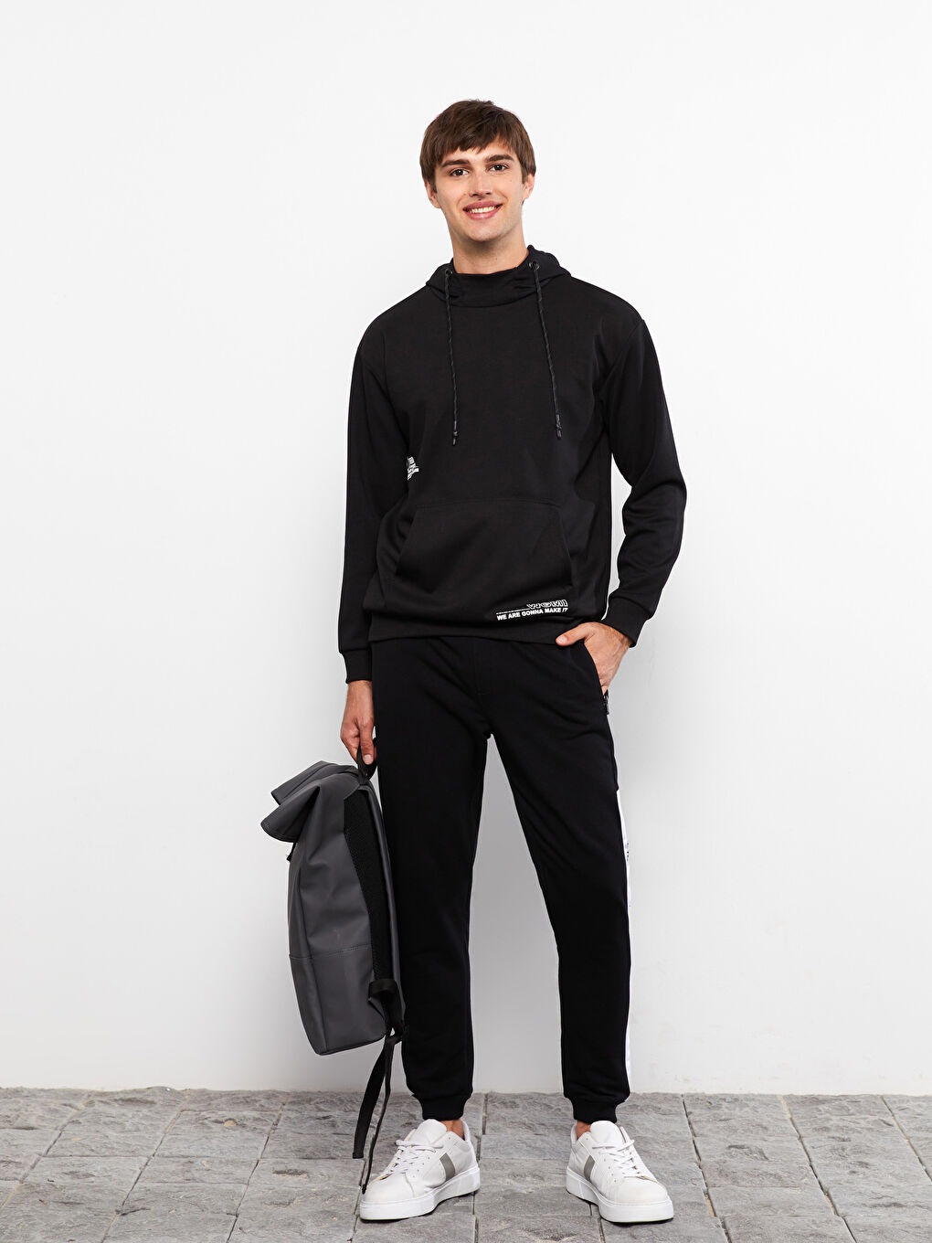 Slim Fit Printed Men's Jogger Sweatpants-1