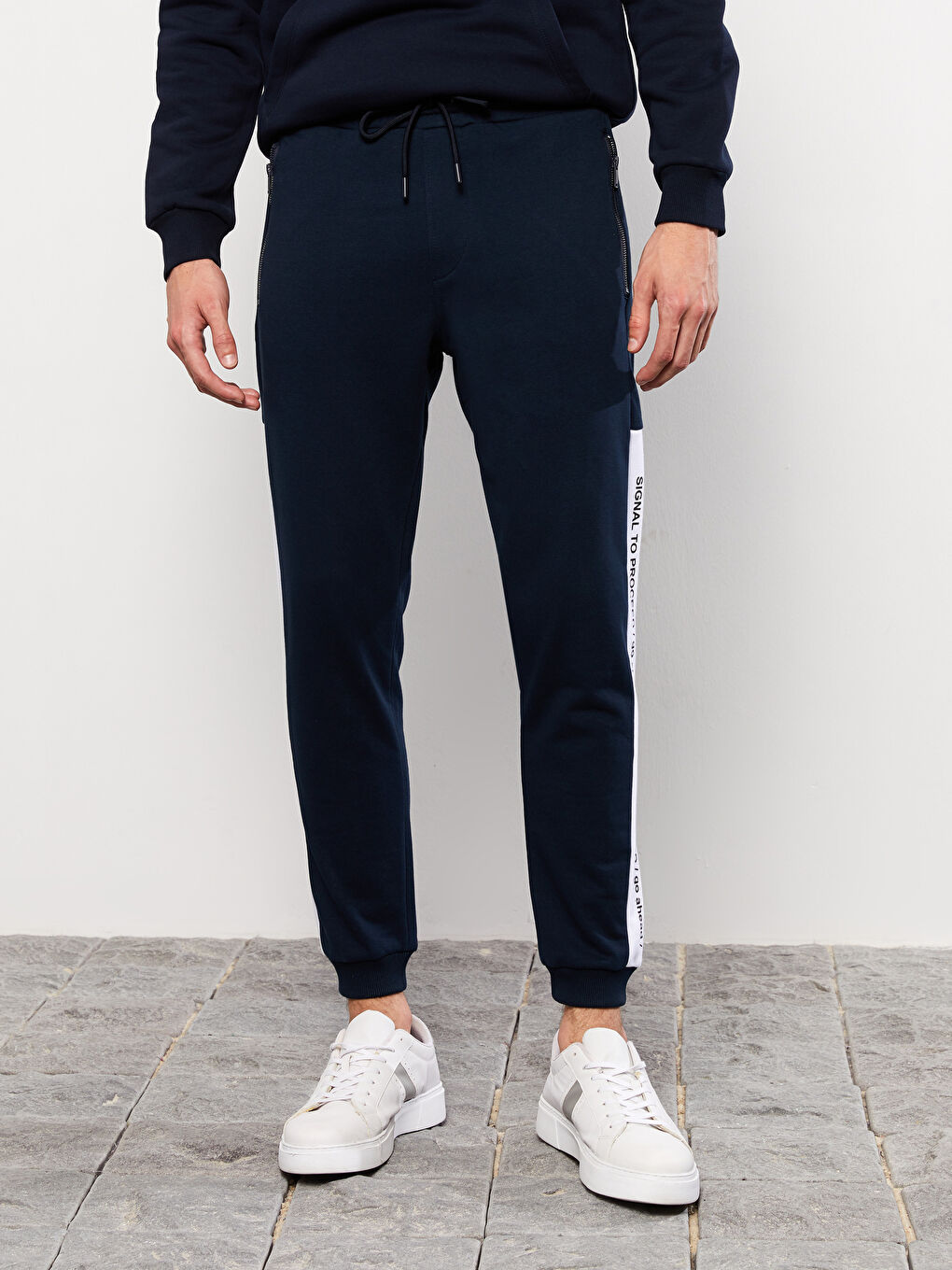 XSIDE Slim Fit Printed Men's Jogger Sweatpants -W28642Z8-HRZ