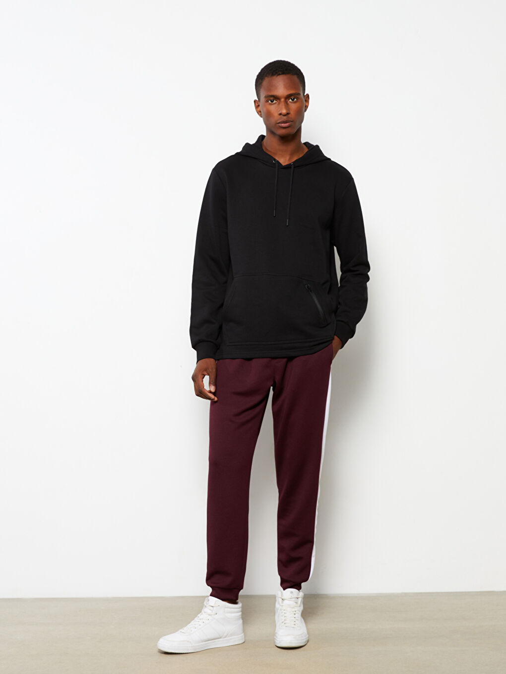 LCW Casual Bordo Slim Fit Erkek Jogger Eşofman Altı - 1