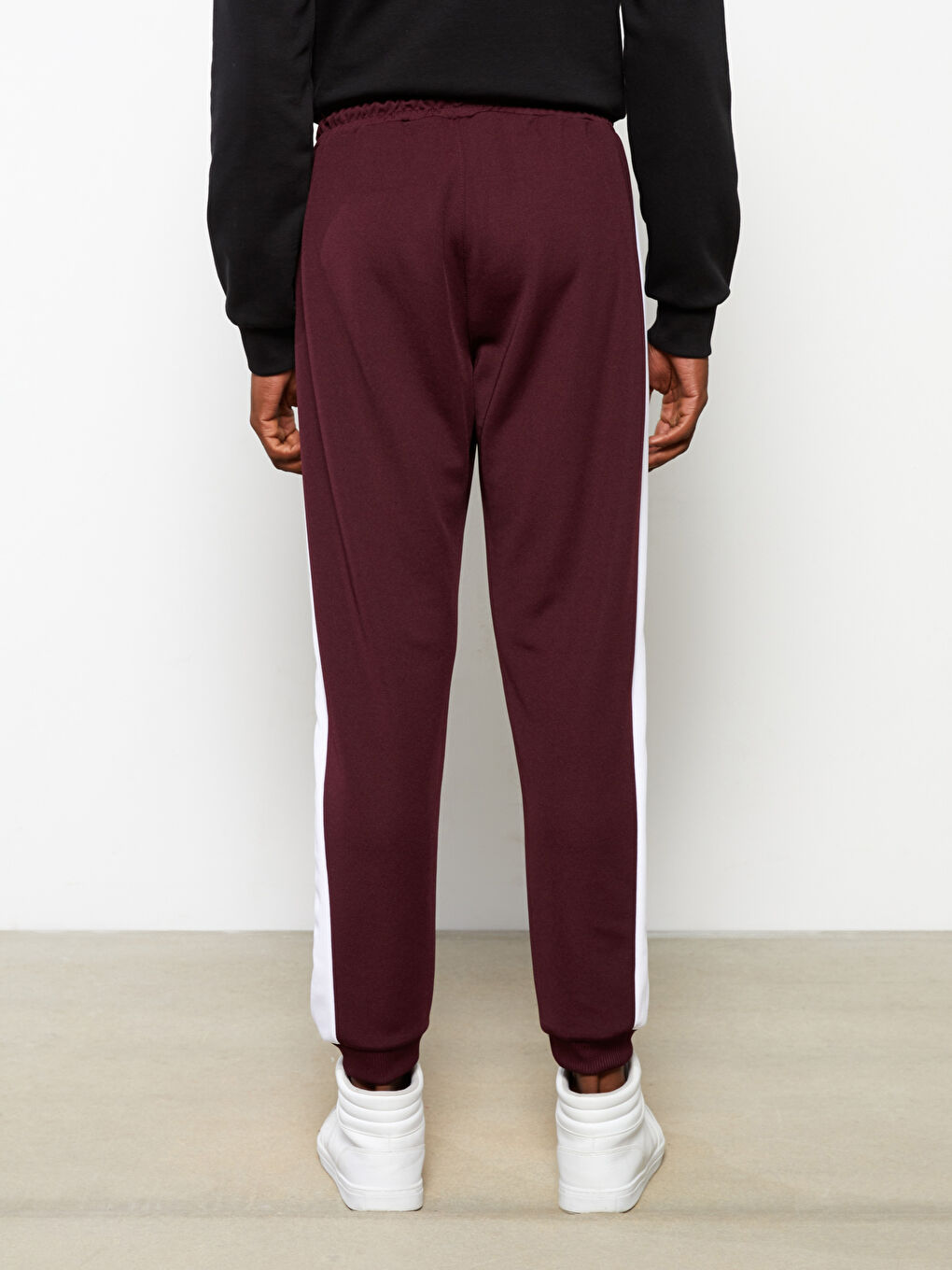 LCW Casual Bordo Slim Fit Erkek Jogger Eşofman Altı - 4