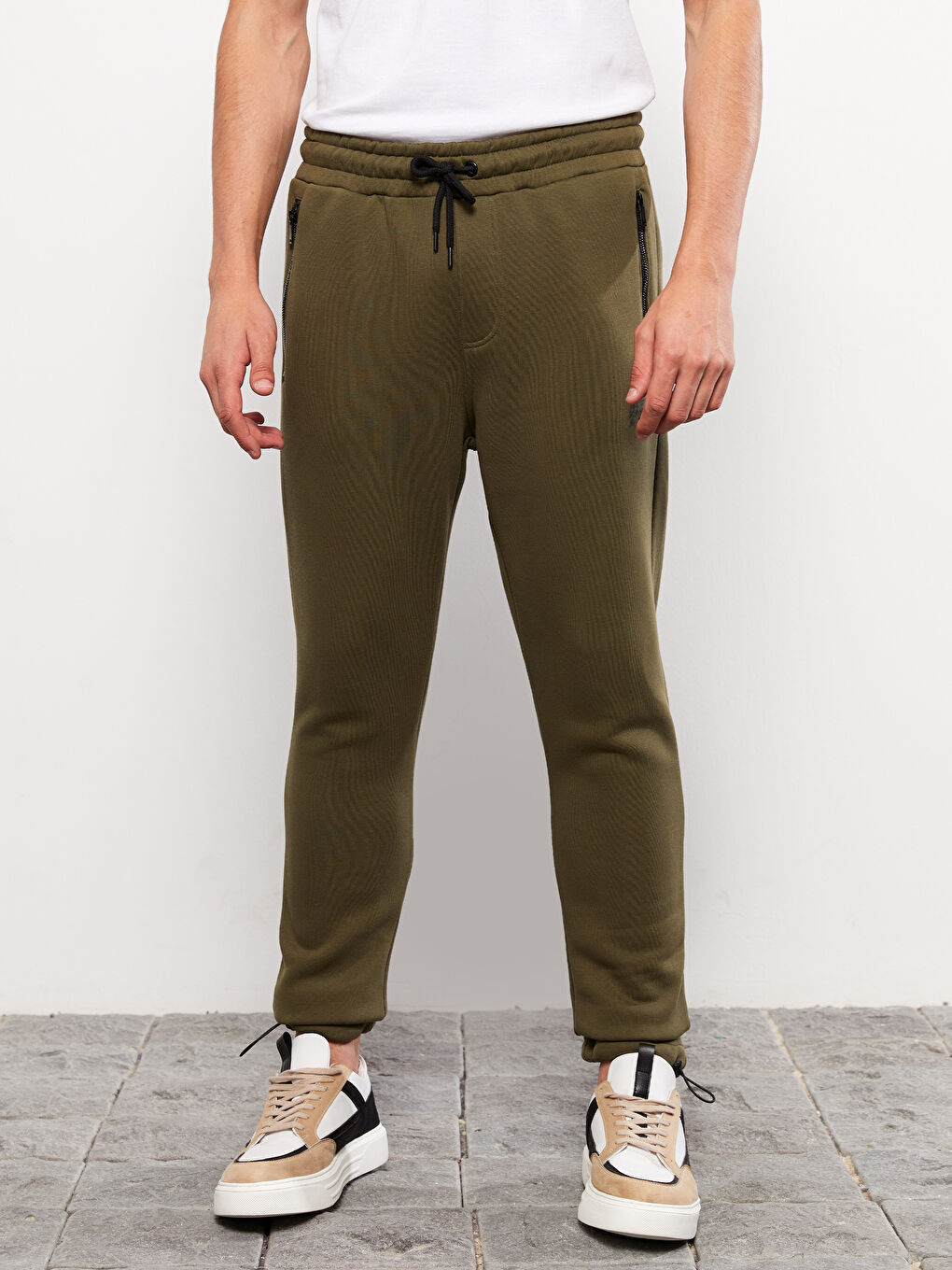 بنطلون رياضي رجالي تخين بقصة ضيقة-3