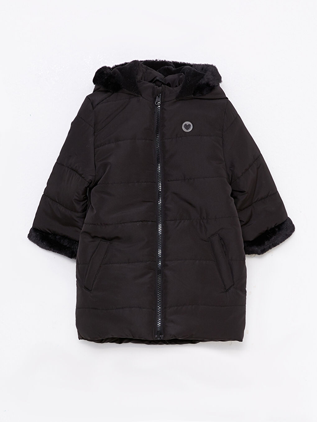 Hooded Long Sleeve Baby Girl Coat