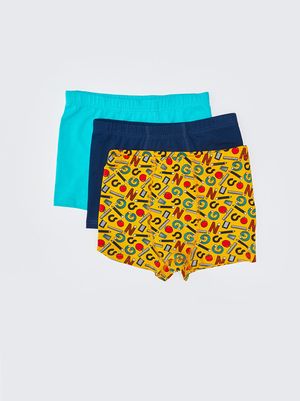 LCW Kids Printed Cotton Boy Boxer 3-Pack -W28790Z4-LUG