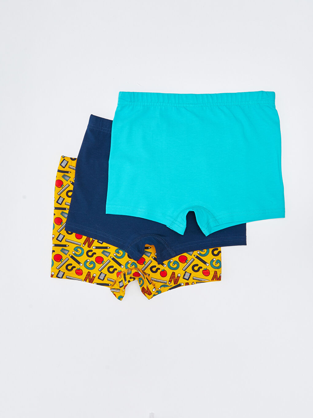 LCW Kids Printed Cotton Boy Boxer 3-Pack -W28790Z4-LUG