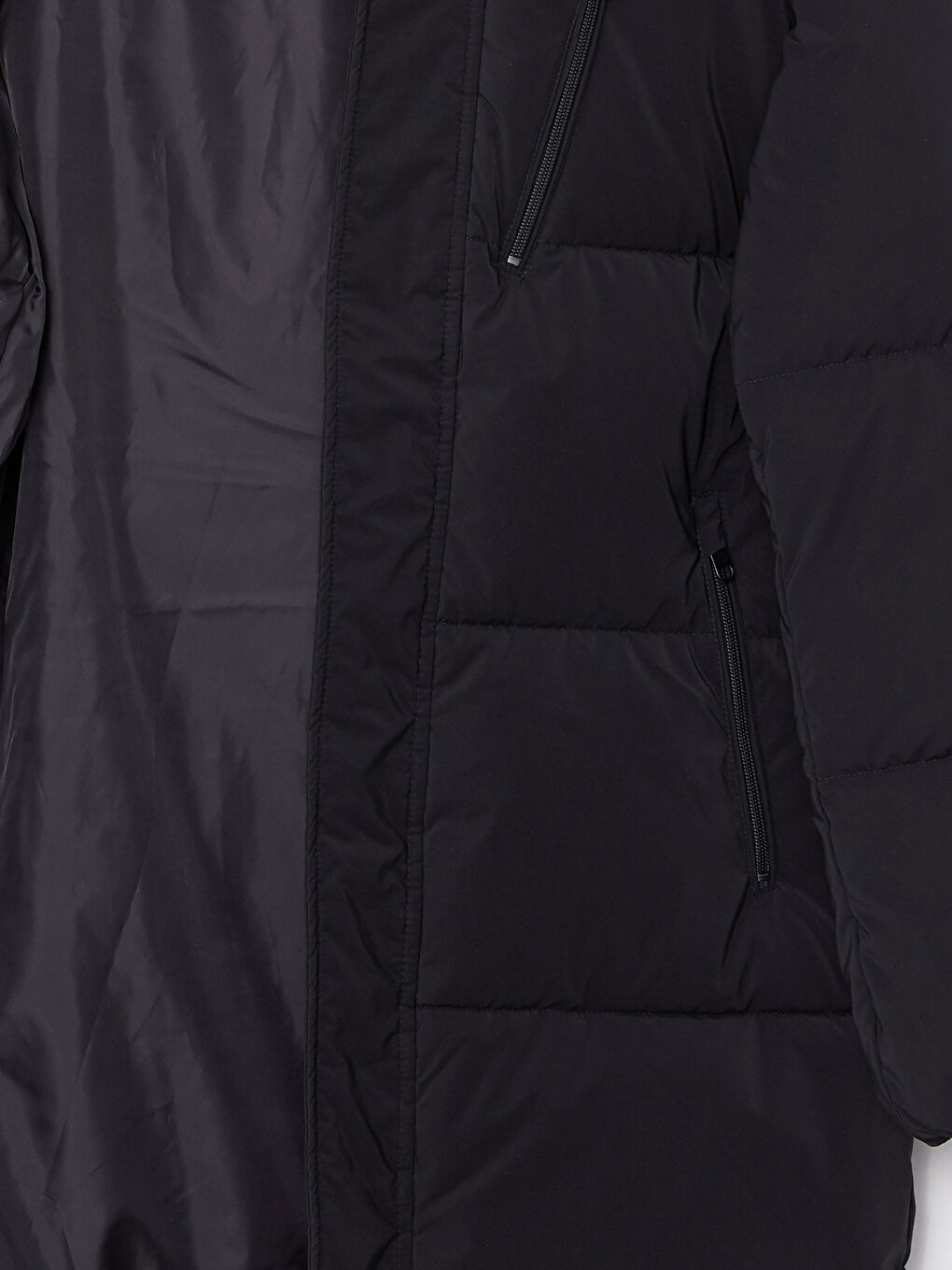 Standard Fit Hooded Thick Men's Coat-7