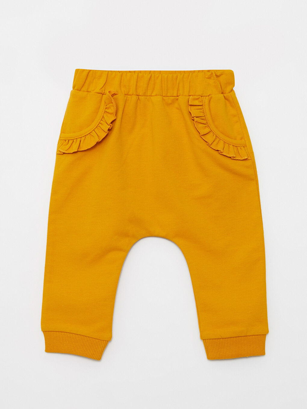 Elastic Waist Basic Baby Girl Trousers 2-Pack-5