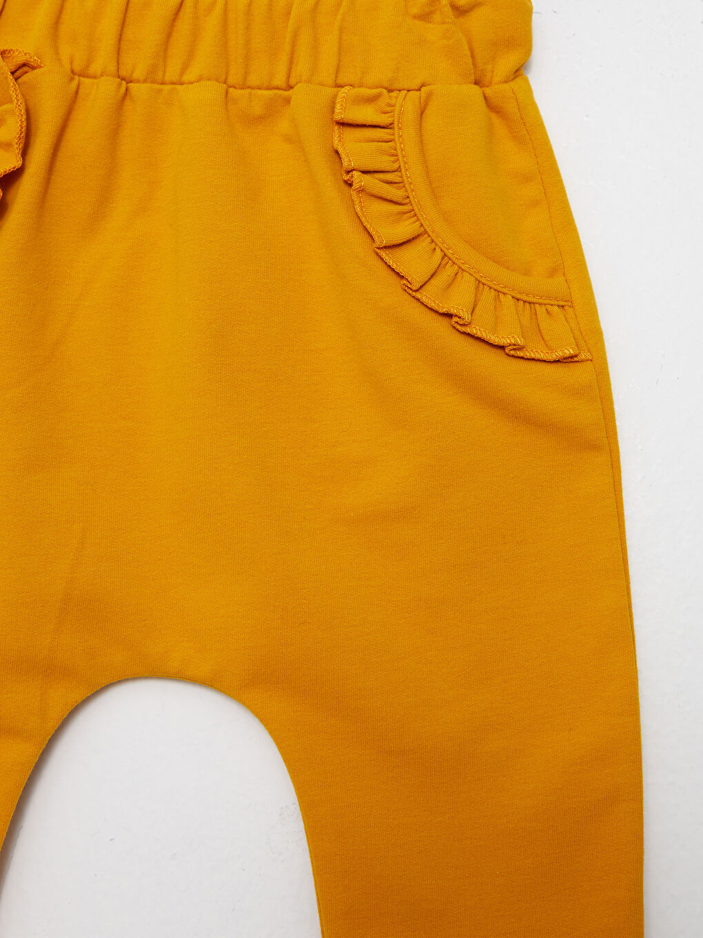 Elastic Waist Basic Baby Girl Trousers 2-Pack-9