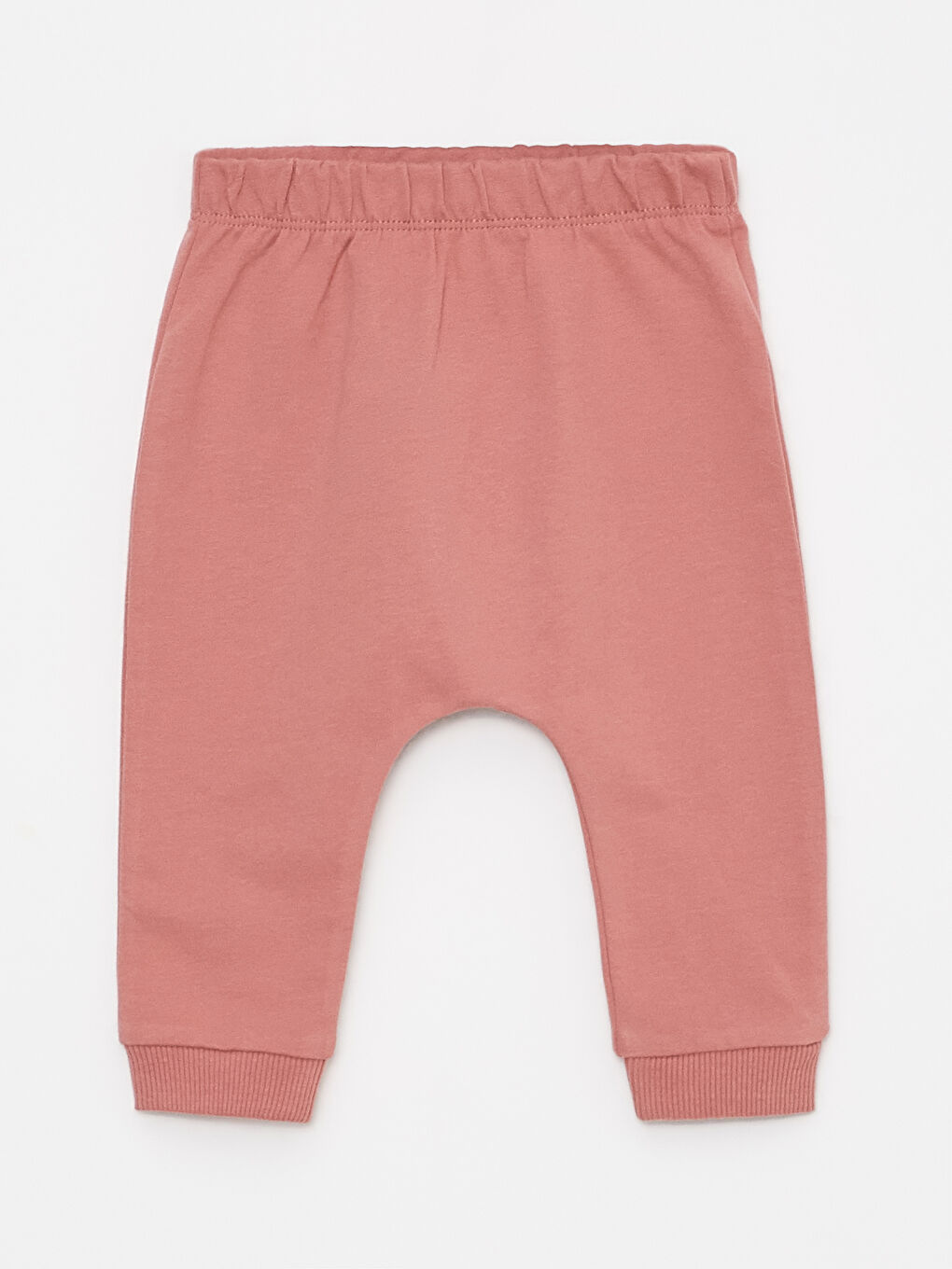 Elastic Waist Basic Baby Girl Trousers 2-Pack-8