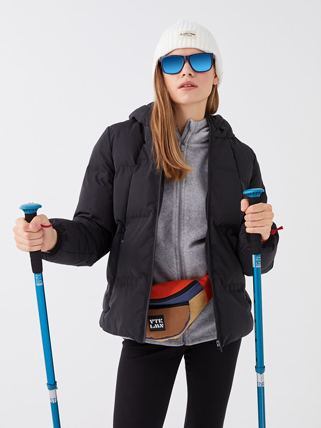LCW OUTDOOR Ženski Jednostavan Postavljen Kaput Sa Kapuljačom -W28865Z8-CVL