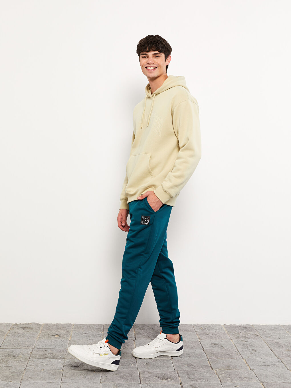 Petrol Slim Fit Erkek Jogger Eşofman Altı