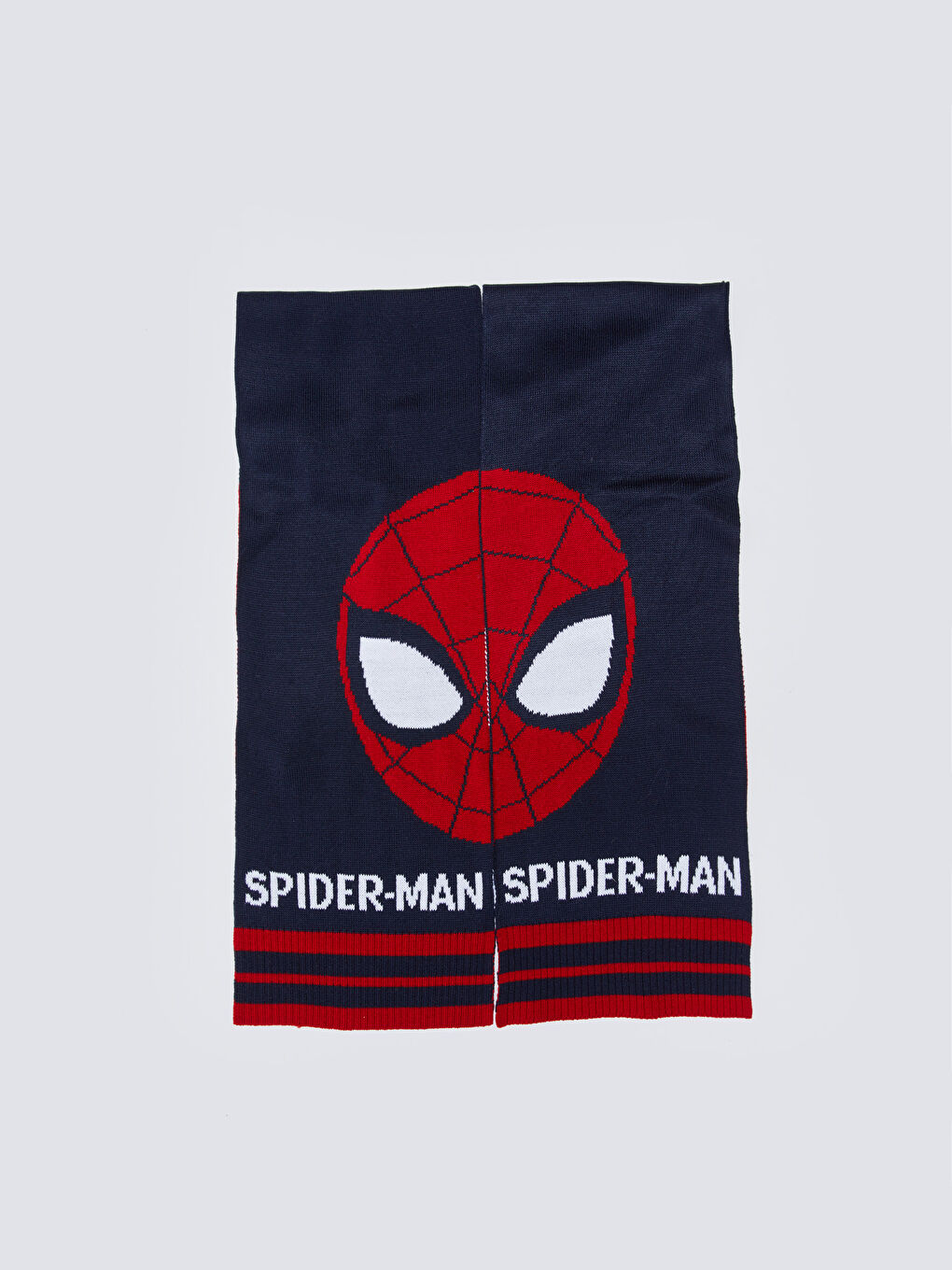 LCW ACCESSORIES Lacivert Spiderman Lisanslı Erkek Çocuk Triko Atkı Bere ve Eldiven - 1