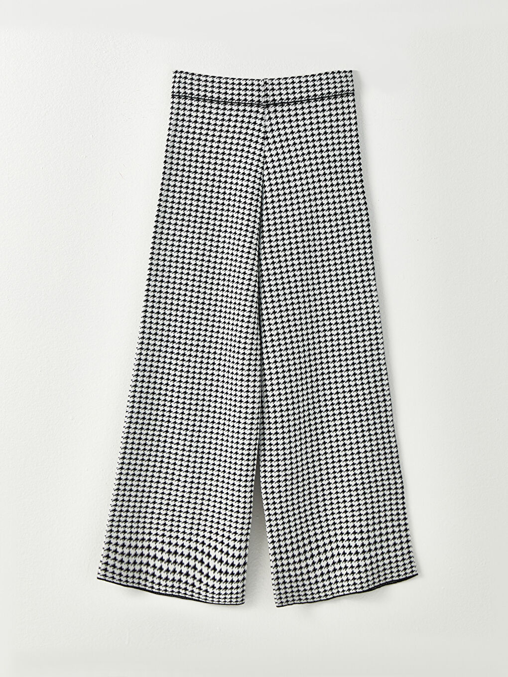 Elasticated Waist Plaid Women's Trousers-6