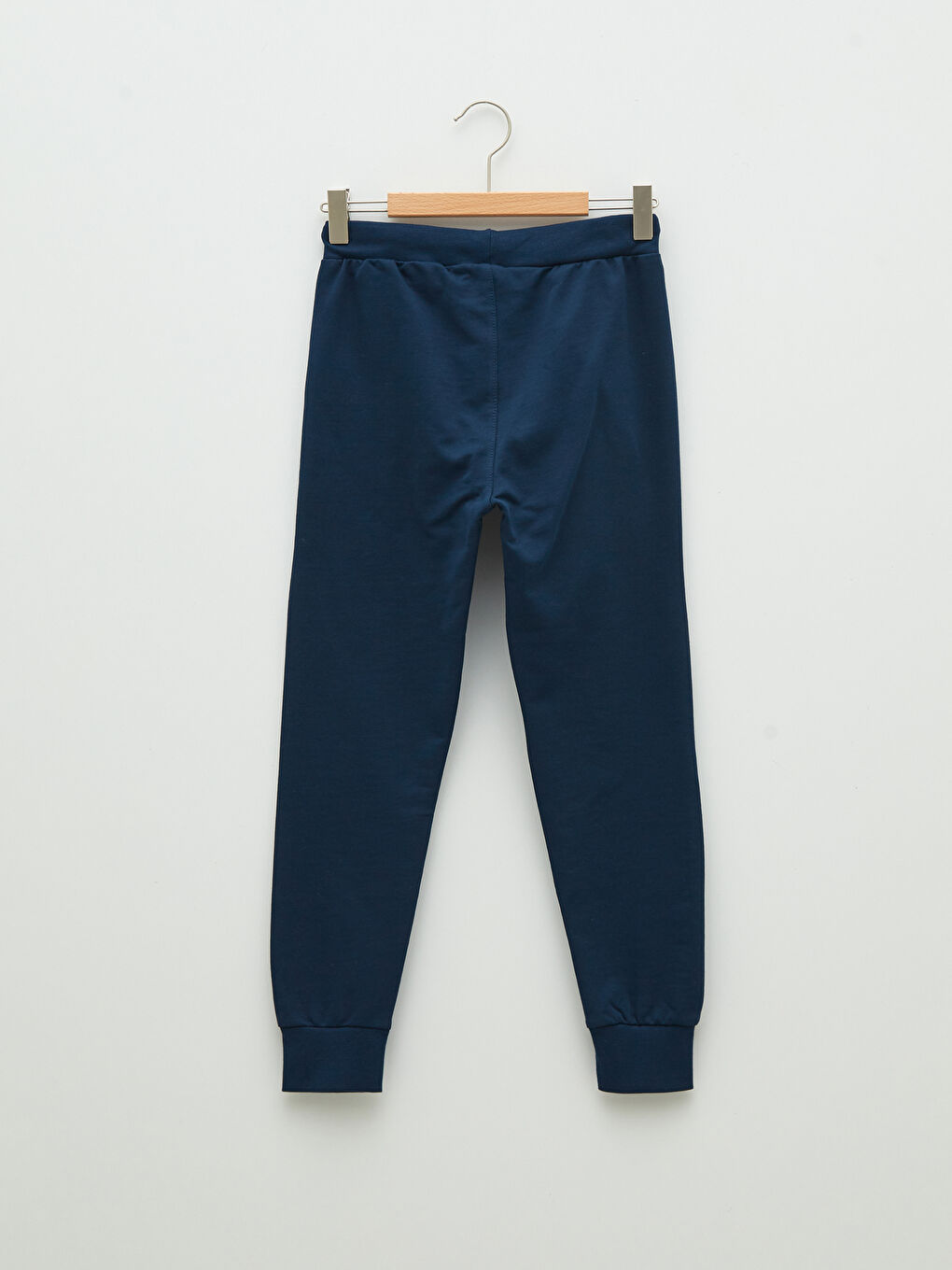Lacivert Beli Lastikli Basic Erkek Çocuk Jogger Eşofman Altı-1