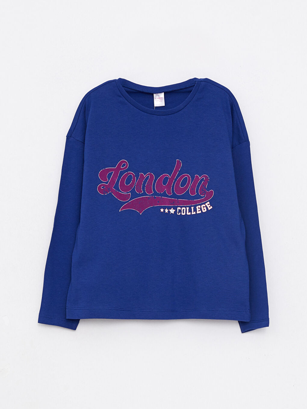 Crew Neck Printed Long Sleeve Girls' Pyjama Set-6