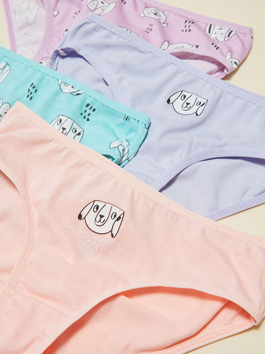 Printed Girl Panties 4 Pieces-1