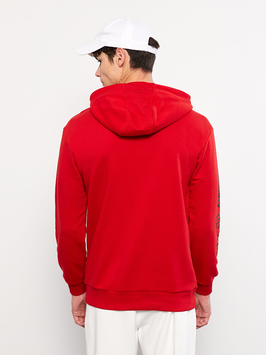 LC Waikiki Long Sleeve Printed Men's Hoodie -W28969Z8-HJM