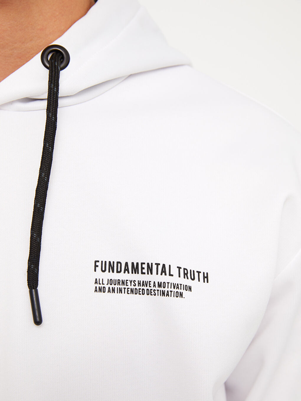 Мужское худи с длинным рукавом и принтом-3