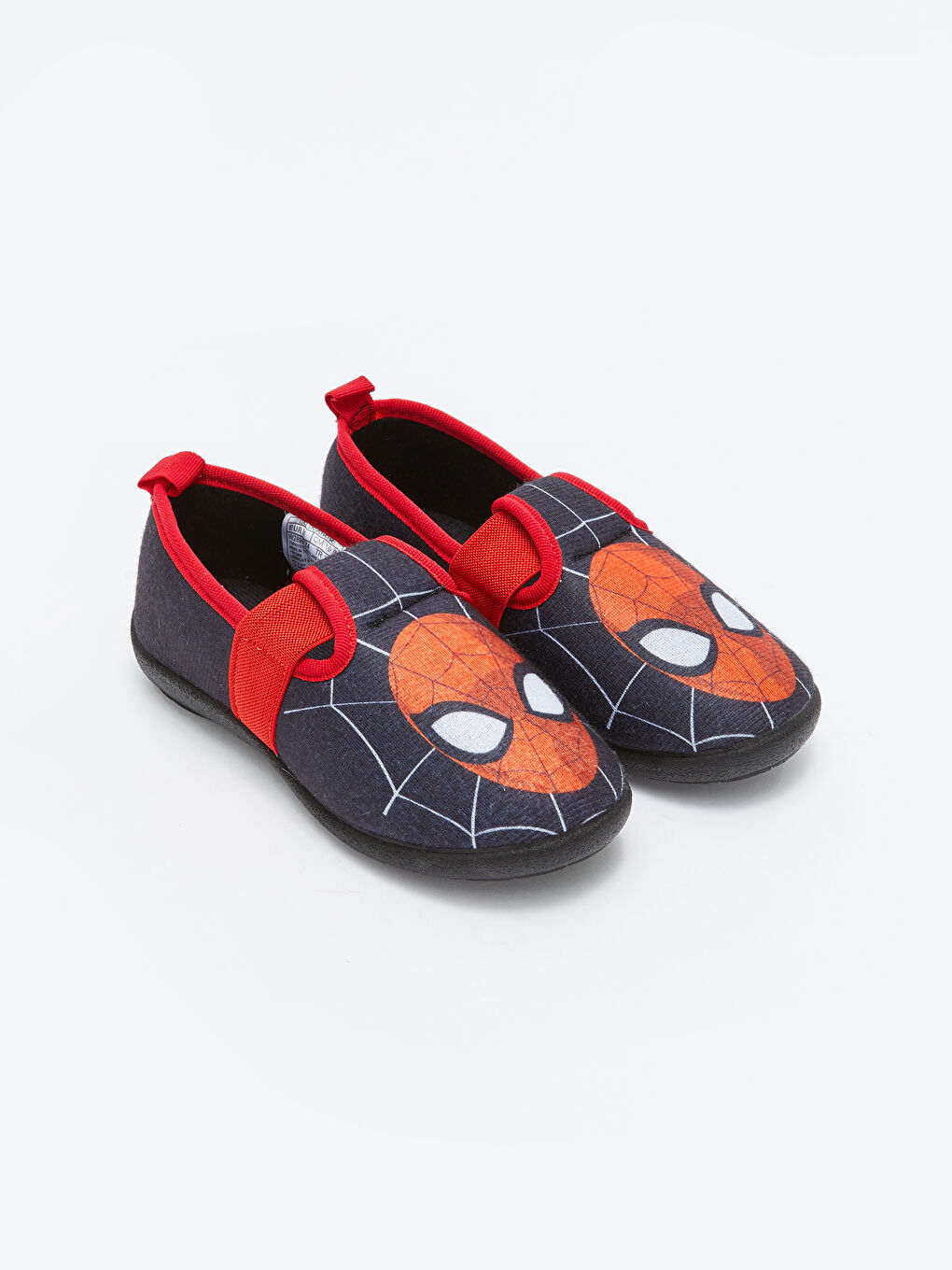 Siyah Spiderman Lisanslı Erkek Çocuk Ev Ayakkabısı