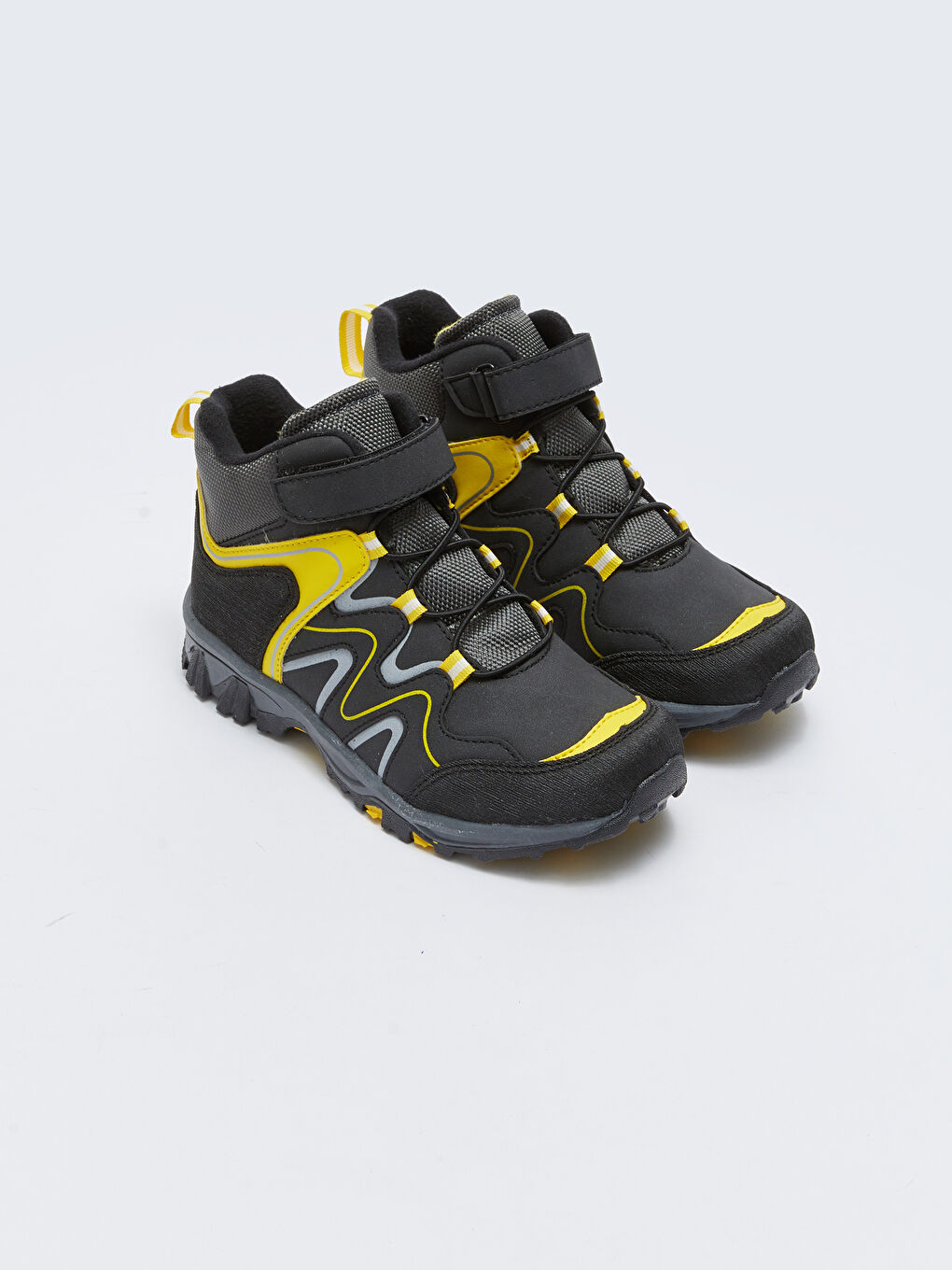 LCW STEPS Laces & Hook-and-Loop Boys' Trekking Boot -W28989Z4-HUC